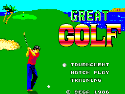 Great Golf (Japan) Title Screen